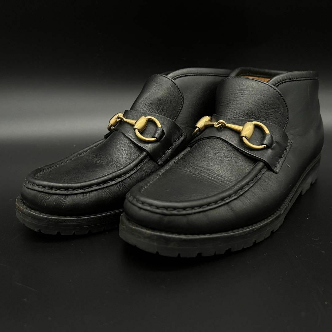 ✨美品✨ GUCCI 21.5cm相当 ホースビット ショートブーツ レディース | フリマアプリ ラクマ