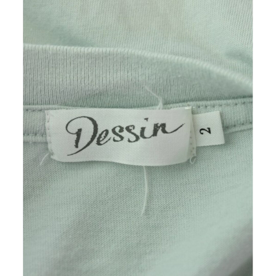 Dessin(デッサン)のDessin デッサン Tシャツ・カットソー 2(M位) 水色系 【古着】【中古】 レディースのトップス(カットソー(半袖/袖なし))の商品写真