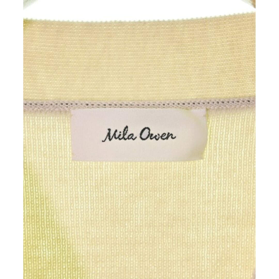 Mila Owen(ミラオーウェン)のMila Owen ミラオーウェン カーディガン 1(M位) 白系 【古着】【中古】 レディースのトップス(カーディガン)の商品写真