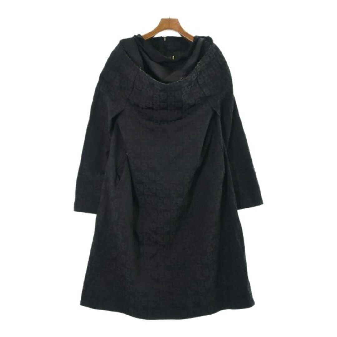COMME des GARCONS コムデギャルソン ワンピース M 黒(総柄) - ひざ丈