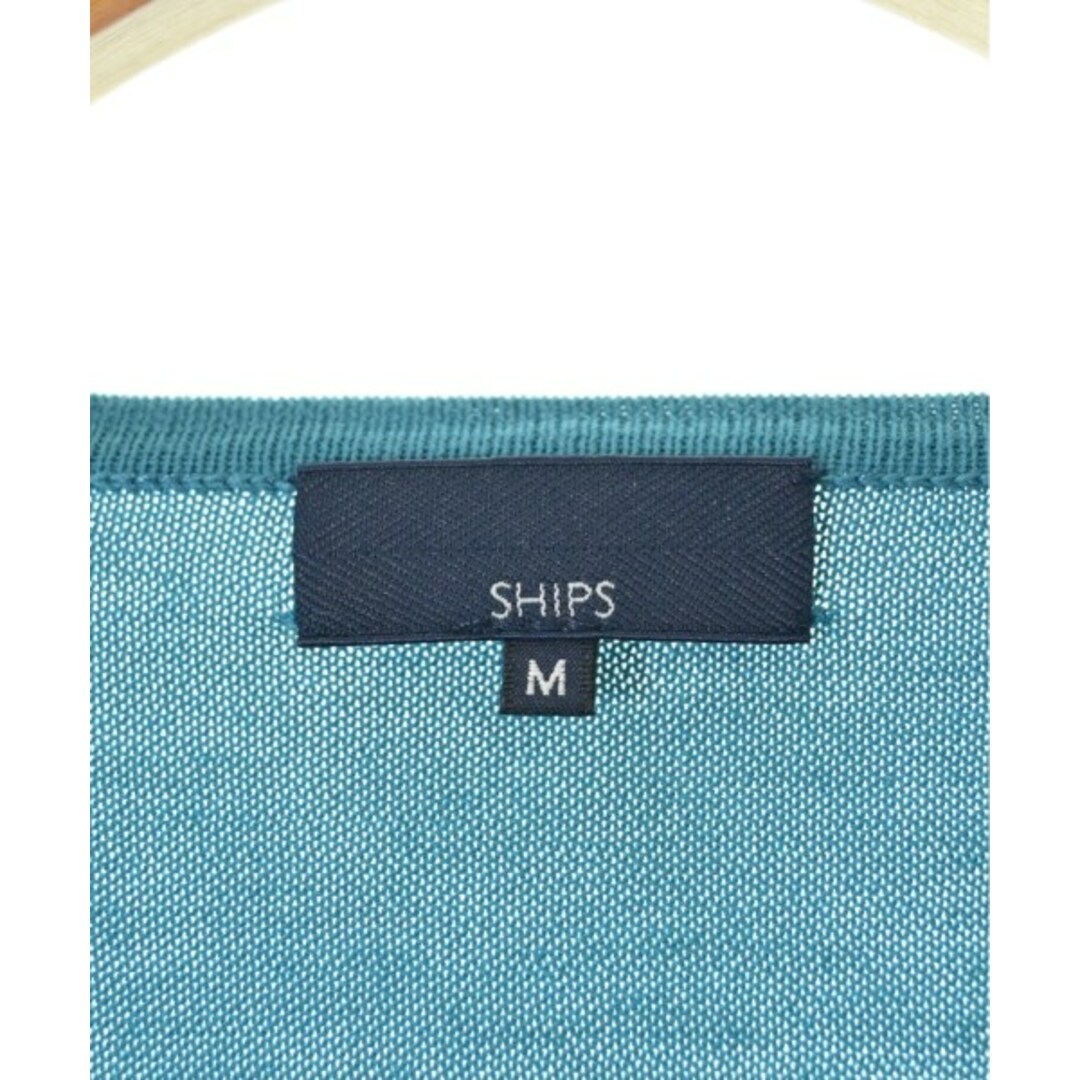 SHIPS(シップス)のSHIPS シップス ニット・セーター M 青系 【古着】【中古】 メンズのトップス(ニット/セーター)の商品写真