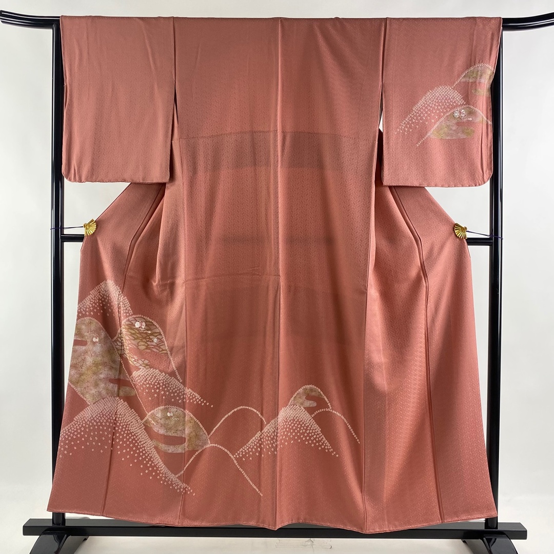 付下げ 身丈155cm 裄丈65cm 正絹 美品 秀品 - 着物 付下げ 身丈152.5cm 裄丈62.5cm 正絹 秀品