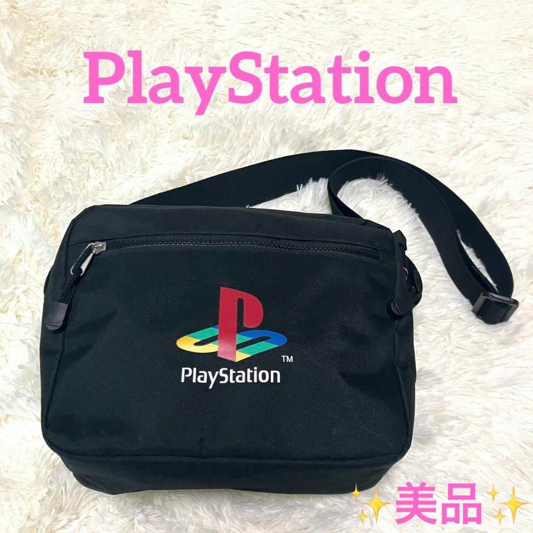 PlayStation プレイステーション ショルダーバッグ ナイロン ブラックの通販 by