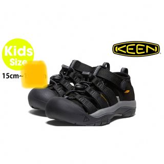 キーン(KEEN)のブラック　KEEN サンダル　キッズ15cm(サンダル)