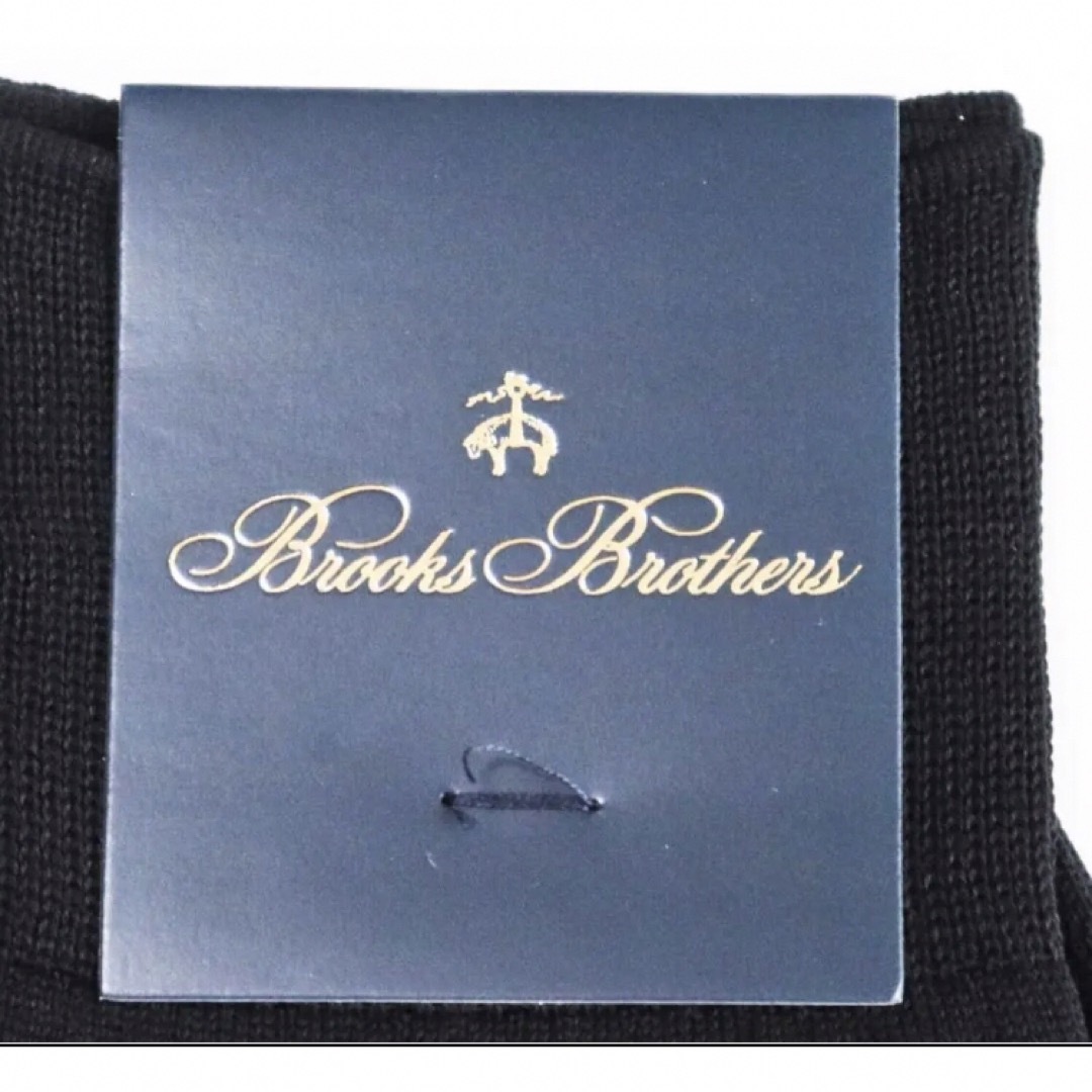 Brooks Brothers(ブルックスブラザース)の《ブルックスブラザーズ》新品 ロゴ刺繍入 ビジネスソックス3足 25~26cm メンズのレッグウェア(ソックス)の商品写真