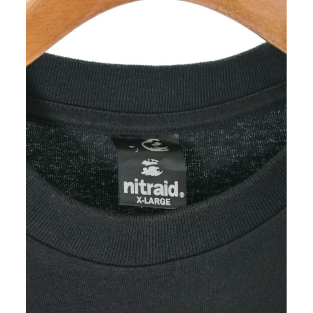 nitraid(ナイトレイド)のnitraid ナイトレイド Tシャツ・カットソー XL 黒 【古着】【中古】 メンズのトップス(Tシャツ/カットソー(半袖/袖なし))の商品写真