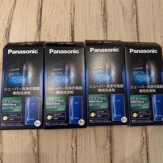 パナソニック(Panasonic)のパナソニック シェーバー洗浄充電器　洗浄剤 ES-4L03(3個入) 4箱(その他)