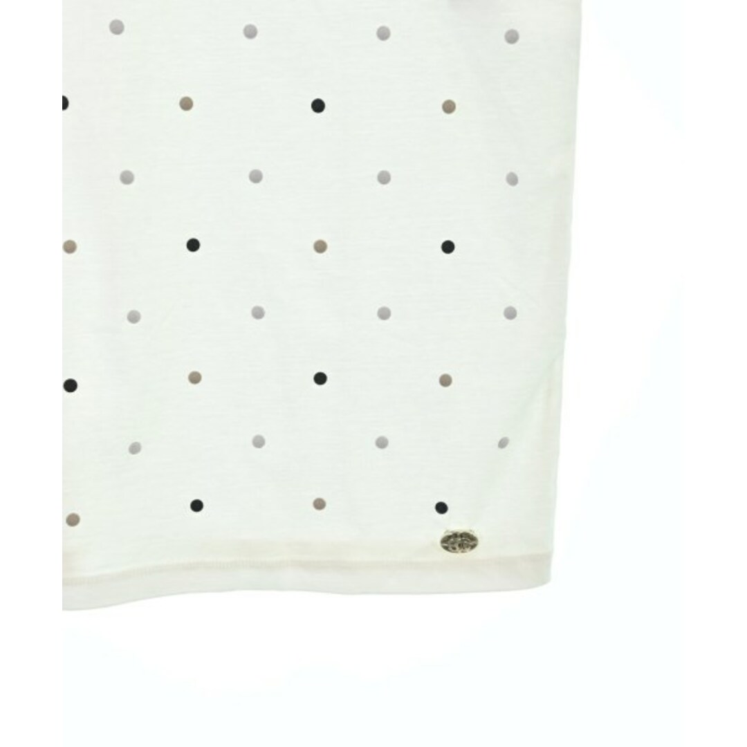 CHANEL(シャネル)のCHANEL Tシャツ・カットソー 40(M位) 白x黒xベージュ等(ドット) 【古着】【中古】 レディースのトップス(カットソー(半袖/袖なし))の商品写真