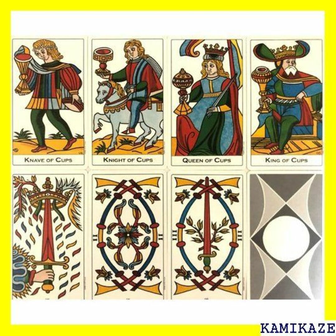 ☆ タロット デ マルセイユ コンバー Tarot de い解説書付き 859