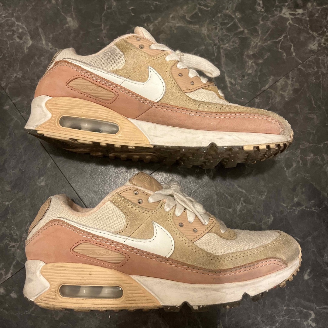 NIKE AIR MAX90 プレミアム　ピンクベージュ　23.5