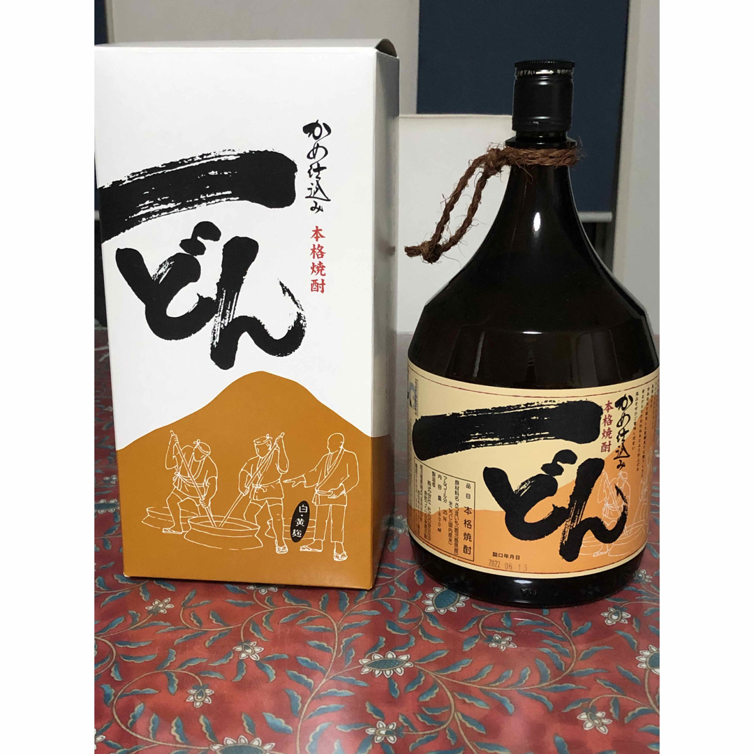 本格芋焼酎 いっどん 1.8L 25度 - 焼酎