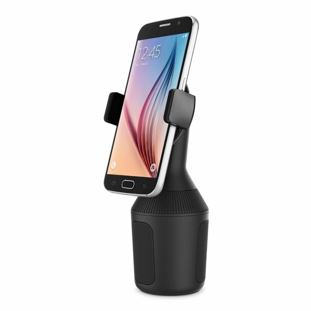 Belkin スマートフォン用車載ホルダー ドリンクホルダー式 360度回転 ブ