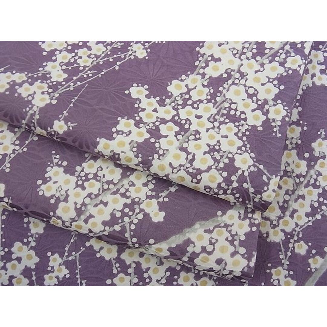 平和屋野田店■上質な小紋 枝花文 逸品 n-sa3132