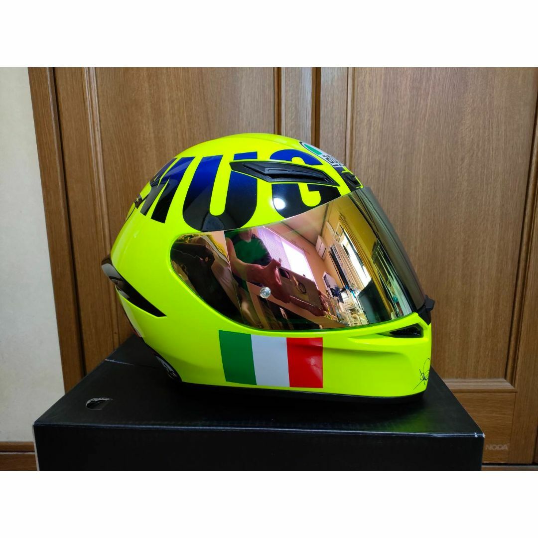 AGV 新品ブルーミラーシールド＆ピンロックシート K1/K3SV/K5S