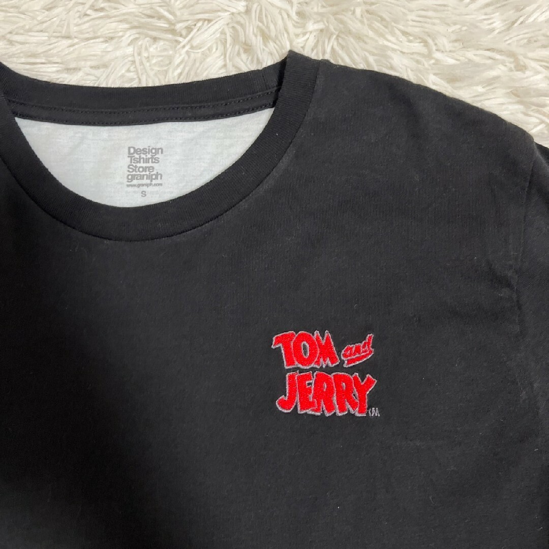 即完売品 レア トム\u0026ジェリー ぷくぷくデザイン Tシャツ シャツ 半袖