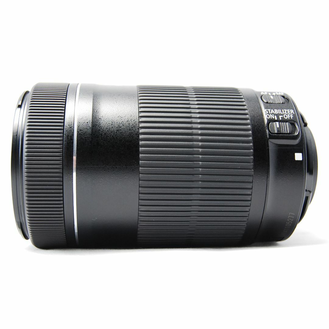 Canon(キヤノン)のCanon EF-S 55-250mm F4-5.6 IS STM 望遠レンズ スマホ/家電/カメラのカメラ(レンズ(ズーム))の商品写真