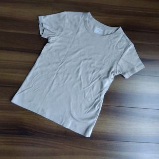 ムジルシリョウヒン(MUJI (無印良品))のレディース☆Sサイズ☆無印良品☆Tシャツ☆グレイッシュベージュ(Tシャツ(半袖/袖なし))