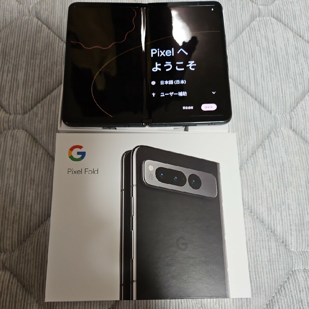 Google Pixel(グーグルピクセル)のGoogle Pixel Fold docomo 256GB SIMフリー スマホ/家電/カメラのスマートフォン/携帯電話(スマートフォン本体)の商品写真