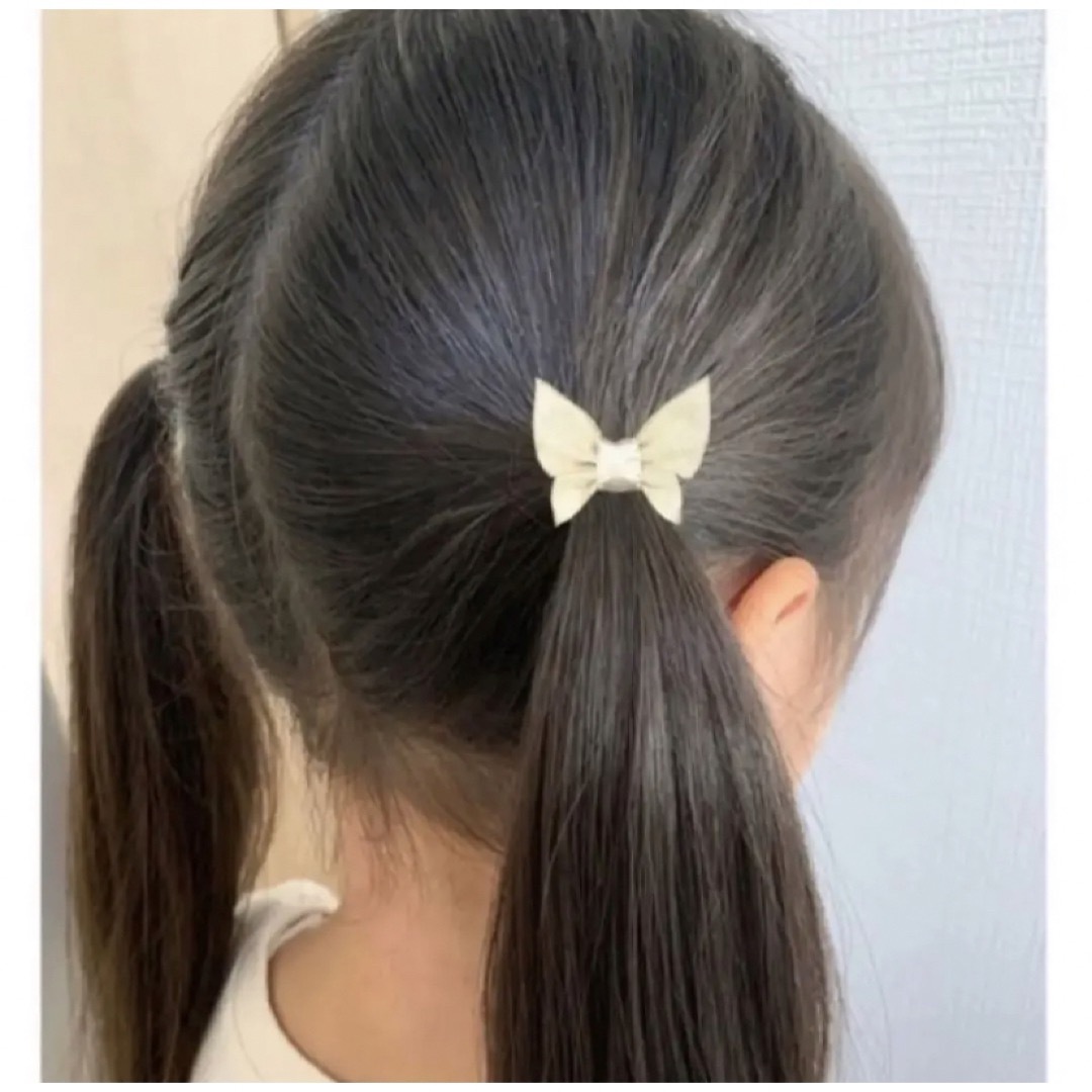 45.蝶々 ヘアゴム 2つセット 45.蝶々 ヘアゴム 2つセット