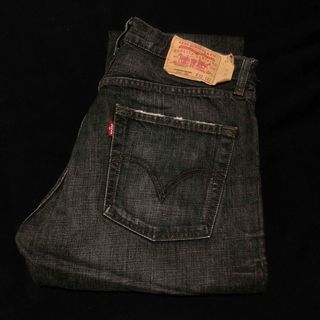 Levi's 505 パープル染め　ブリーチ加工