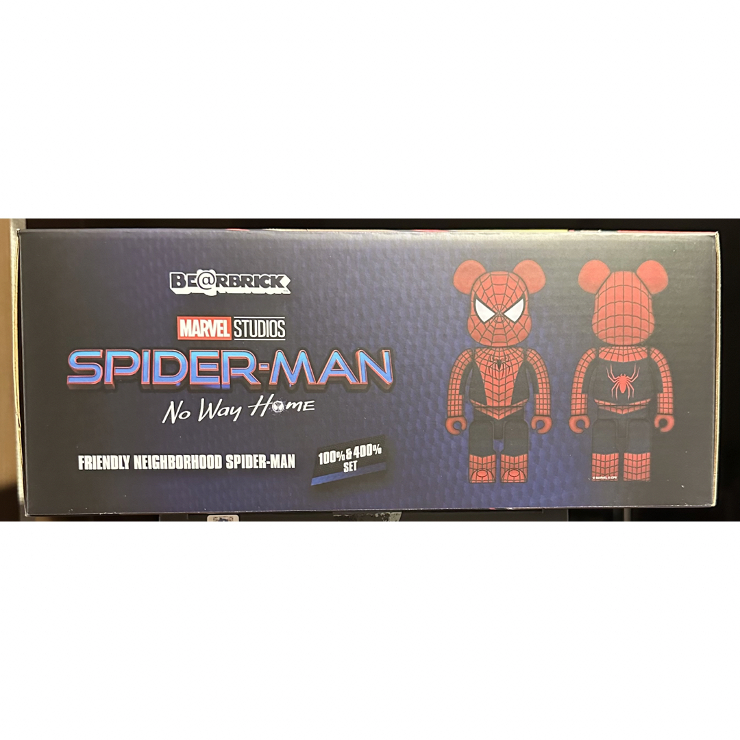 新品 BE@RBRICK FRIENDLY SPIDER-MAN 100\u0026400