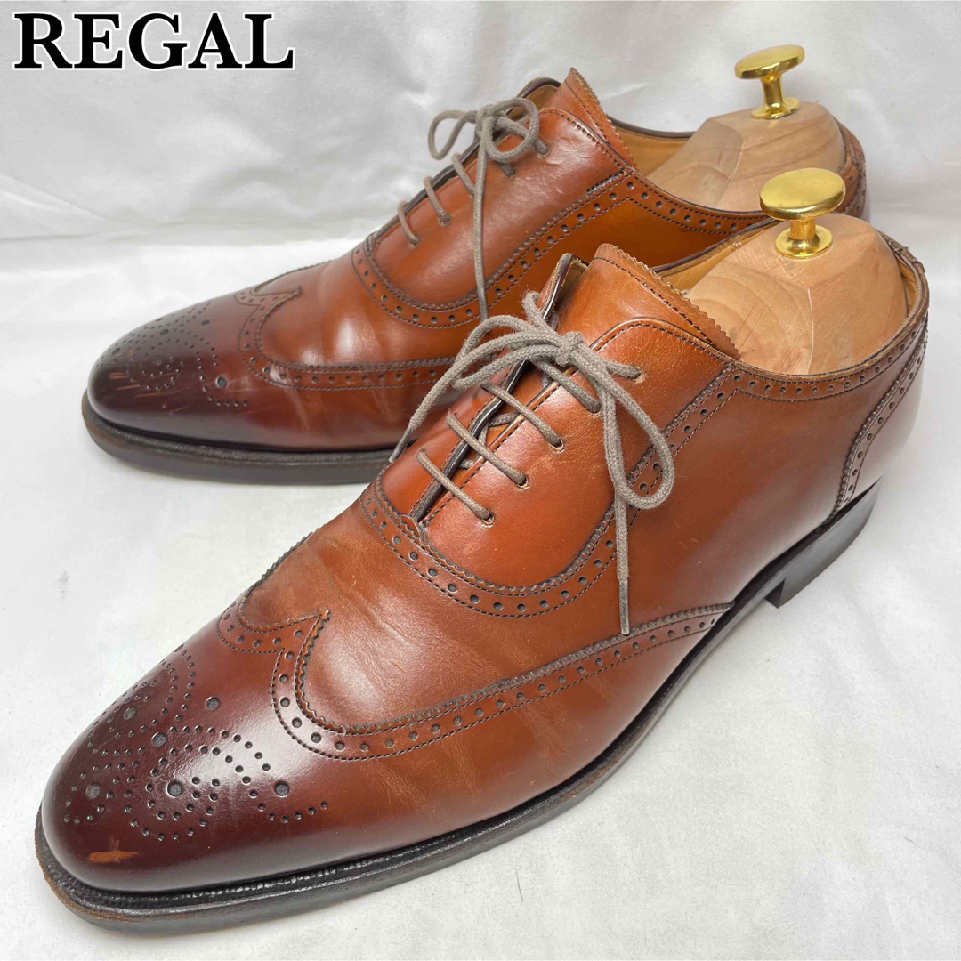 REGAL(リーガル)の【大人気】REGAL 216R ウィングチップ 内羽根 メンズの靴/シューズ(ドレス/ビジネス)の商品写真