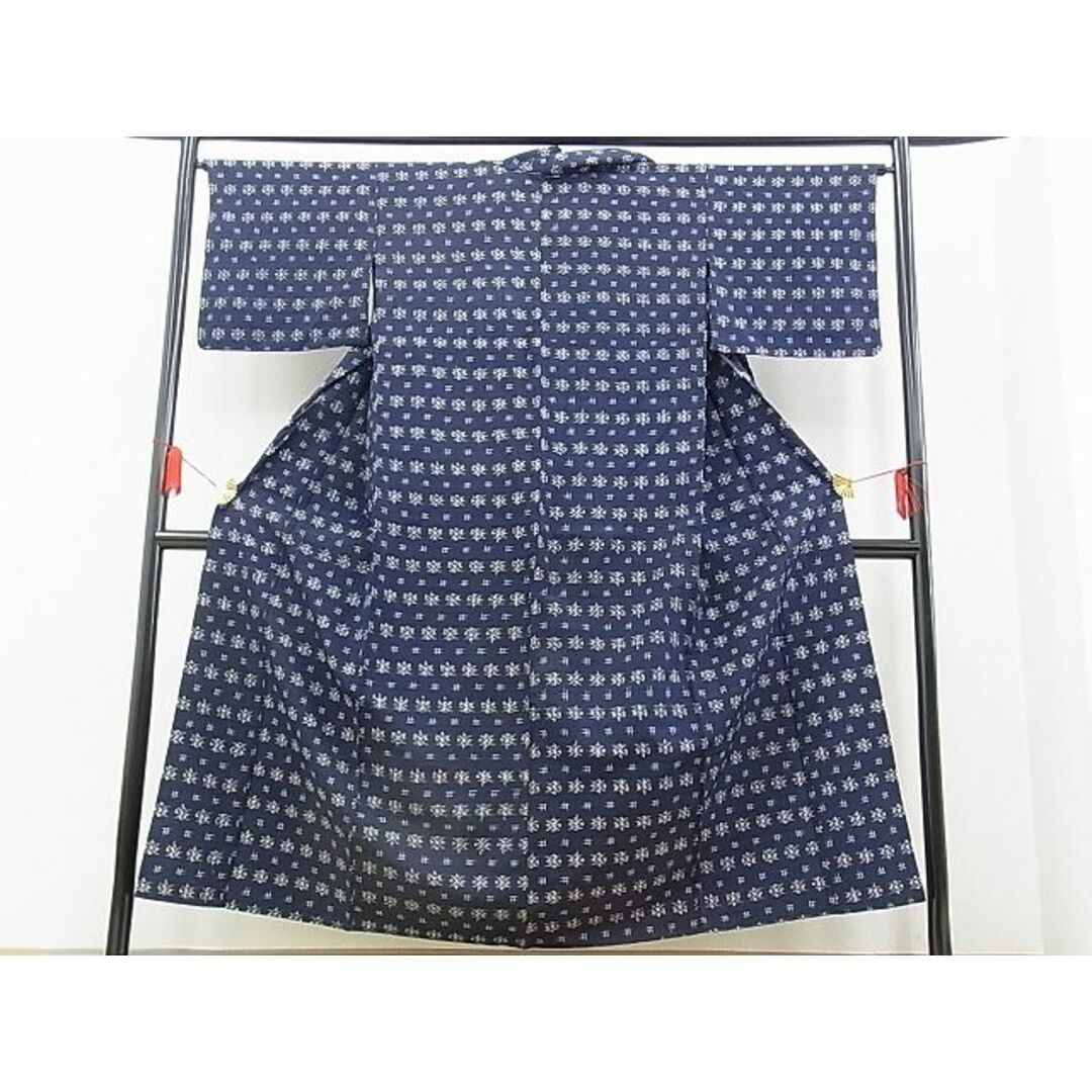 平和屋野田店■上質な紬 単衣 吉祥文 逸品 n-yc2662 平和屋野田店■上質な紬 単衣 吉祥文 逸品 n-kg3356