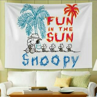 SNOOPY　スヌーピー　タペストリー　壁掛け　布ポスター(その他)