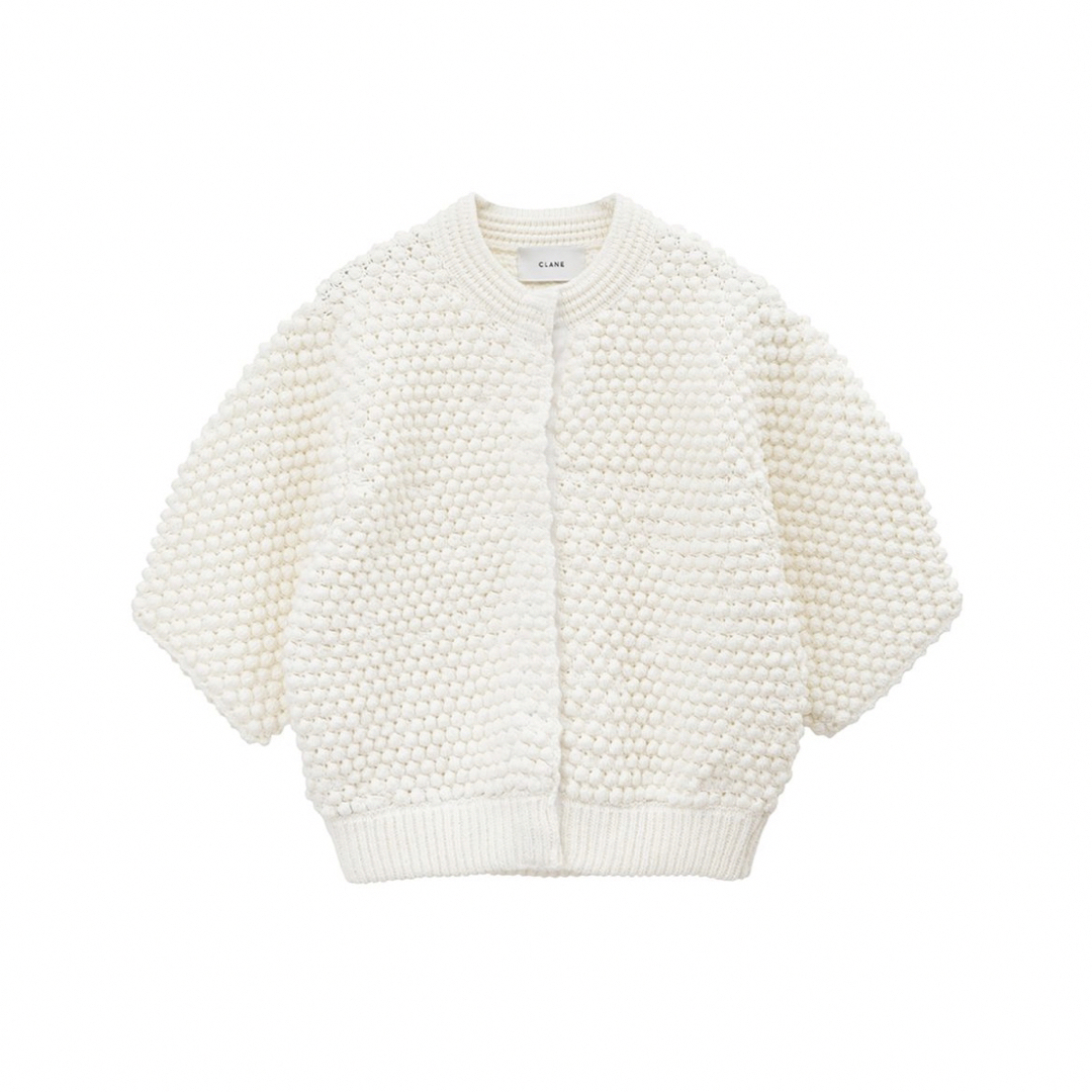 3D DOT HALF SLEEVE KNIT CARDIGANの通販 by na's shop｜ラクマ