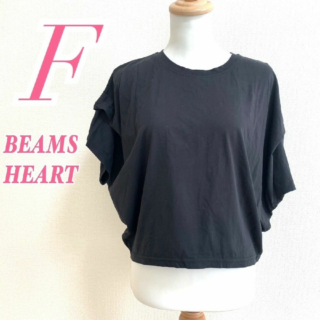 BEAMS(ビームス)のBEAMS HEART ビームスハート　半袖カットソー　ドルマンスリーブ　F レディースのトップス(カットソー(半袖/袖なし))の商品写真