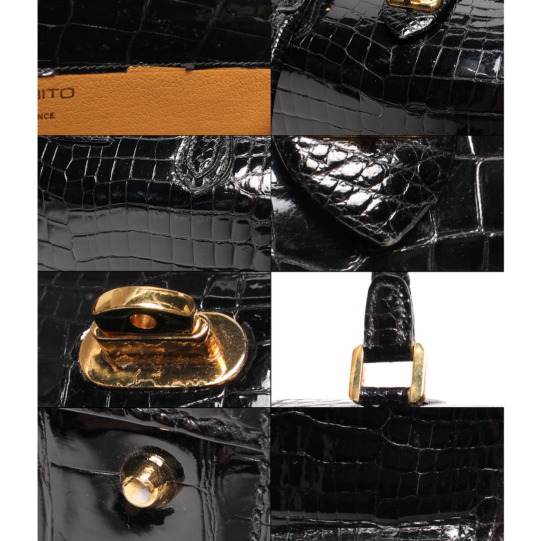 MORABITO(モラビト)のモラビト MORABITO レザーハンドバッグ ボックスタイプ レディース レディースのバッグ(ハンドバッグ)の商品写真