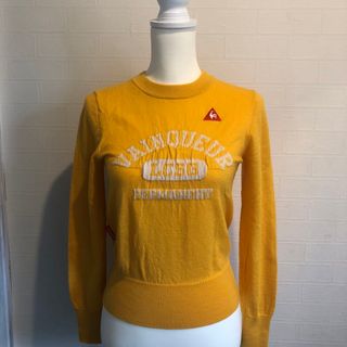 ルコックスポルティフ(le coq sportif)のルコックスポルティフ　ゴルフウェア　ニット　黄色(ウエア)