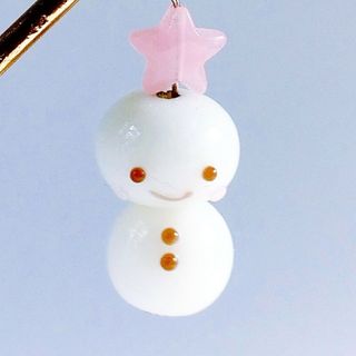 【一点限定】雪だるまかんざし(ヘアアクセサリー)