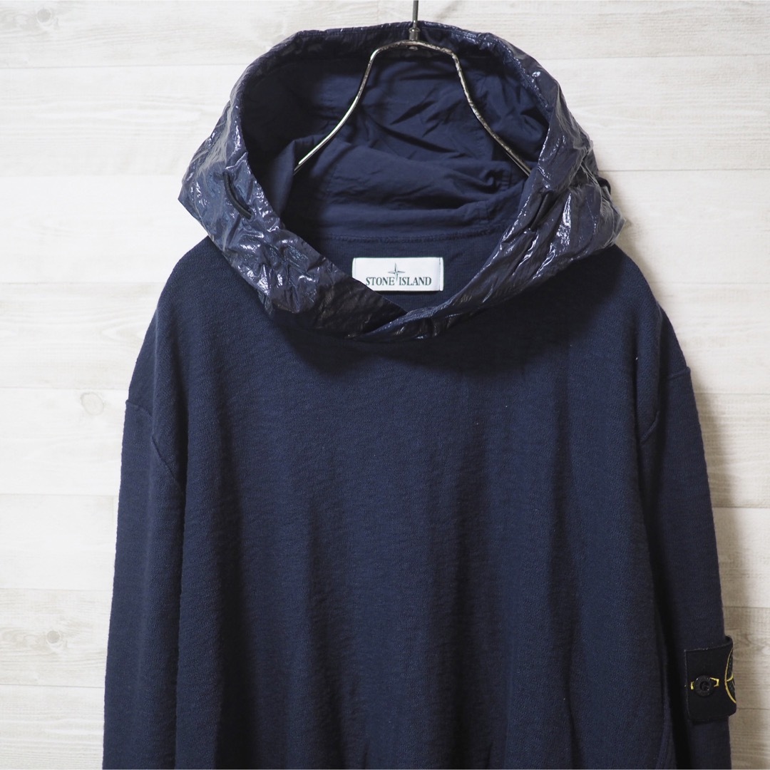 STONE ISLAND - STONE ISLAND 21SS Nylon Hooded Knit-XLの通販 by