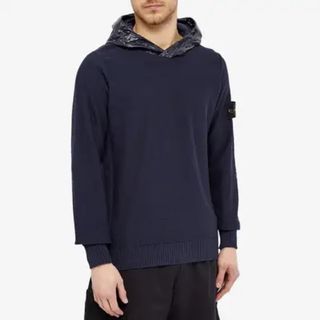 STONE ISLAND - STONE ISLAND 21SS Nylon Hooded Knit-XLの通販 by