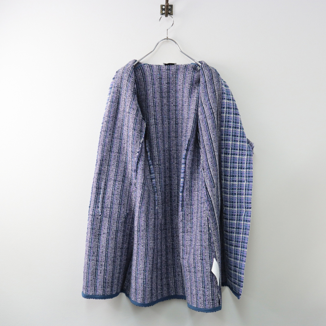 サンドロ SANDRO PARIS 2022AW Short Tweed Dress In Blue ツイード ジャケット /ブルー トップス 羽織り アウター 【2400013499323】 レディースのジャケット/アウター(その他)の商品写真