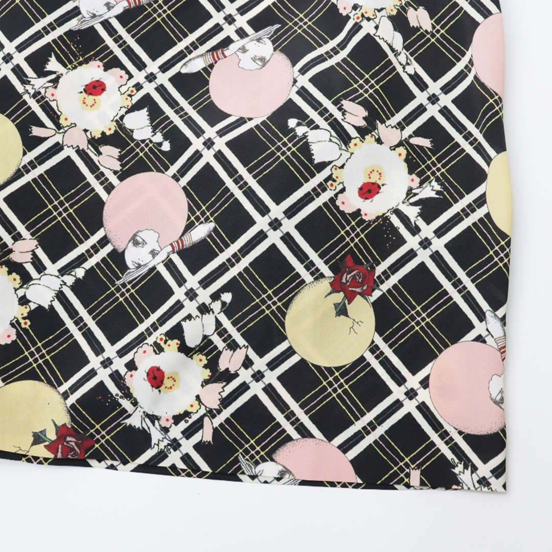 ピンクハウス PINK HOUSE 未使用 チェックプリントスカート ピンクハウス PINK HOUSE 未使用 チェックプリントスカート