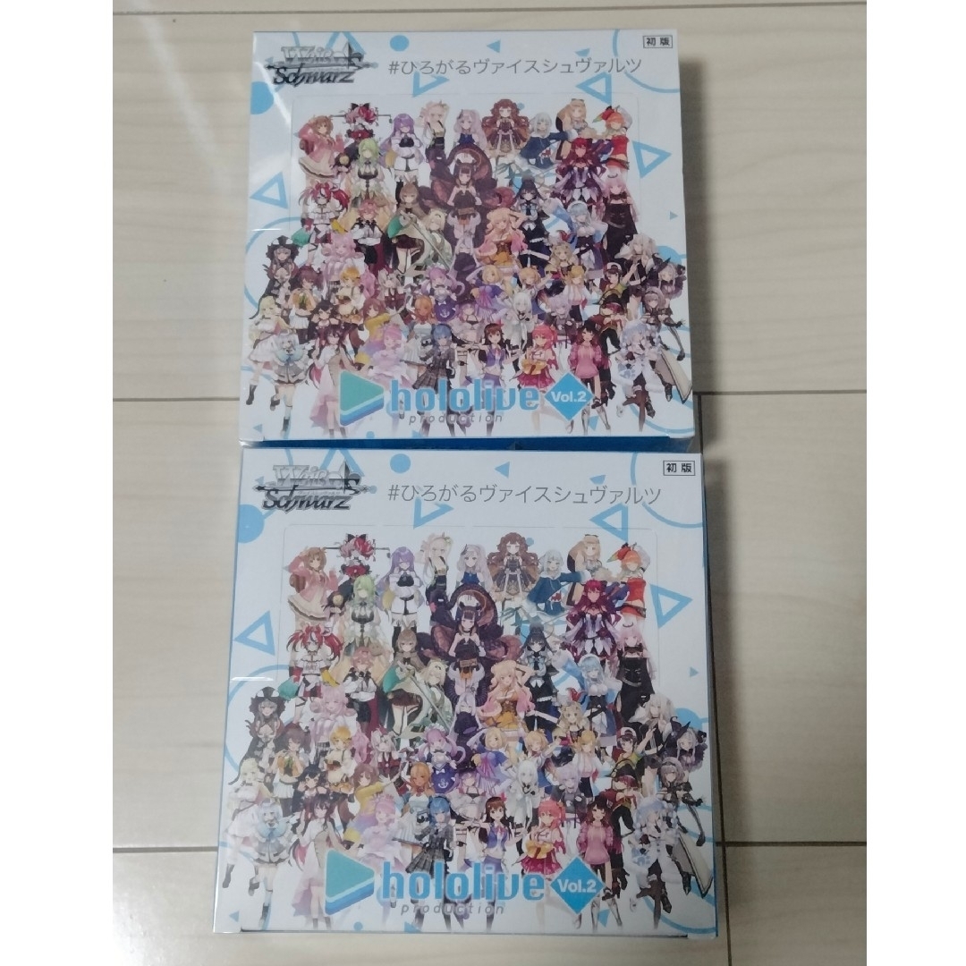 初版 ヴァイスシュヴァルツ ホロライブ vol.2 BOX シュリンク付き-