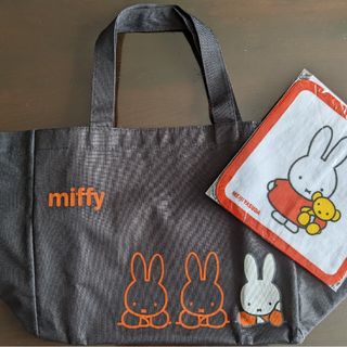 ミッフィー(miffy)のミッフィー　トートバッグ　タオルハンカチ(マザーズバッグ)