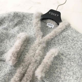 FOXEY - 美品 FOXEY フォクシー カシミヤ アンサンブル カーディガンの