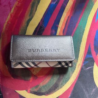 バーバリー(BURBERRY)のBURBERRY　キーケース・キーリング　ノバチェック×シルバー　　(キーホルダー)