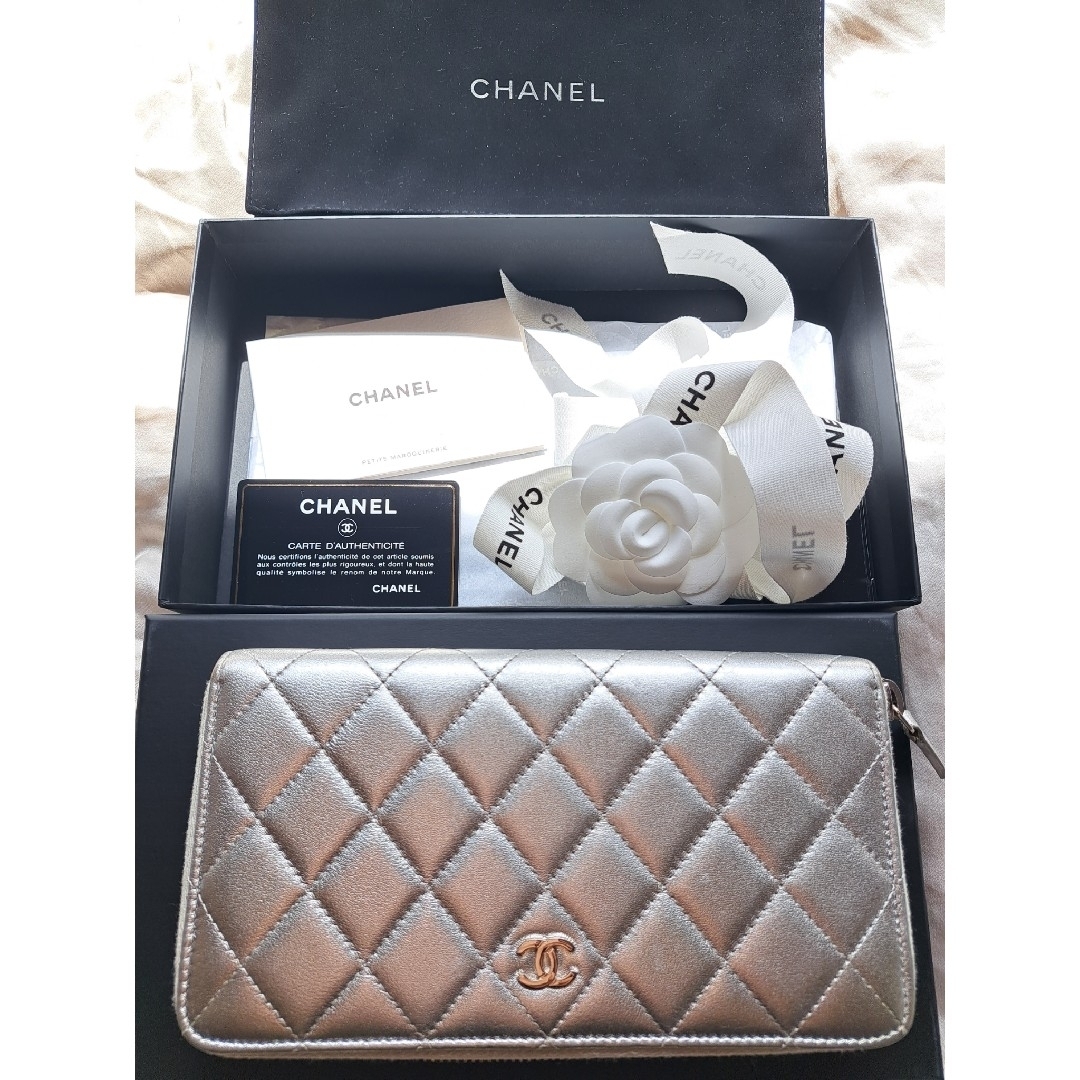 CHANEL♡マトラッセ♡長財布♡ラウンドファスナー