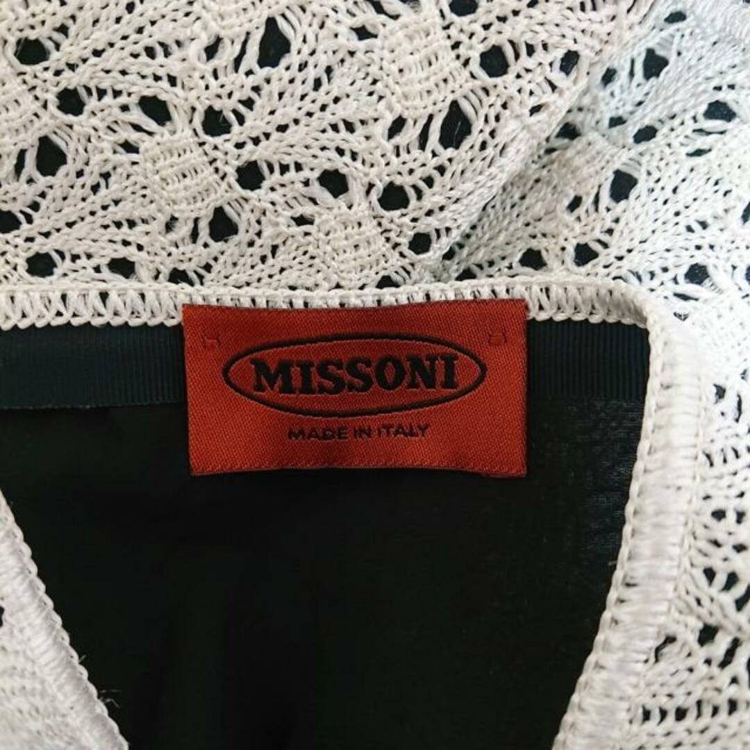 ミッソーニ スカート サイズ40 M - 白×黒