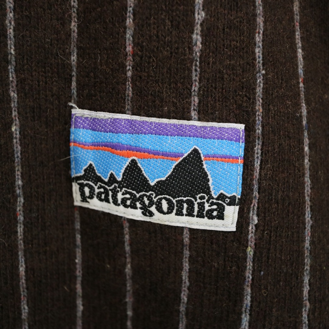 patagonia パタゴニア フリースジャケット アウトドア キャンプ アウター 防寒 登山 ハーフジップ ブラウン (メンズ M)   O4379