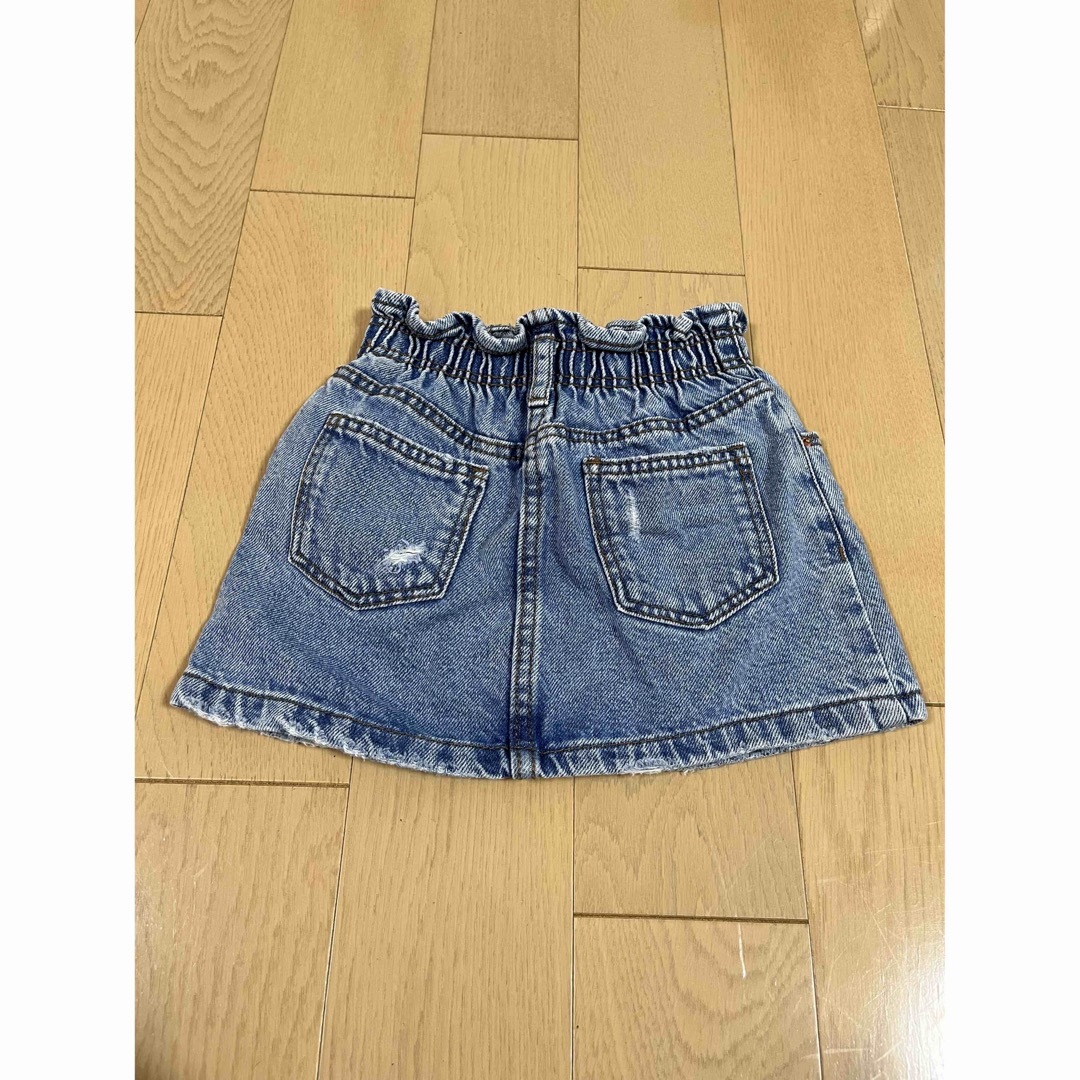 ZARA KIDS(ザラキッズ)のZARA キッズ　デニムスカート キッズ/ベビー/マタニティのキッズ服女の子用(90cm~)(スカート)の商品写真