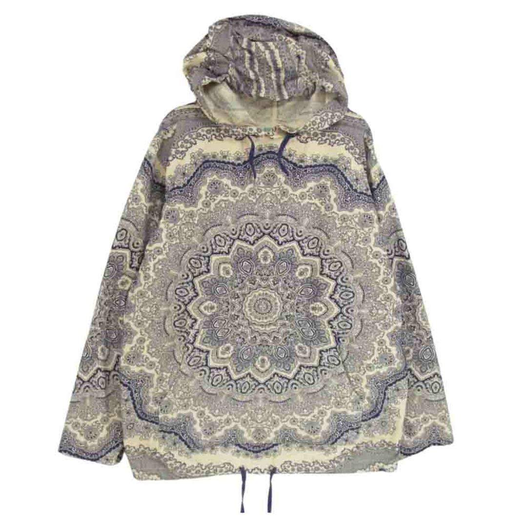 TENDERLOIN(テンダーロイン)のTENDERLOIN テンダーロイン T-PAISLEY HOODED ペイズリー バンダナ フーディー パーカー ネイビー系 S【中古】 メンズのトップス(パーカー)の商品写真