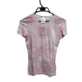 シャネル(CHANEL)のシャネル 半袖Tシャツ サイズ34 S美品  -(Tシャツ(半袖/袖なし))