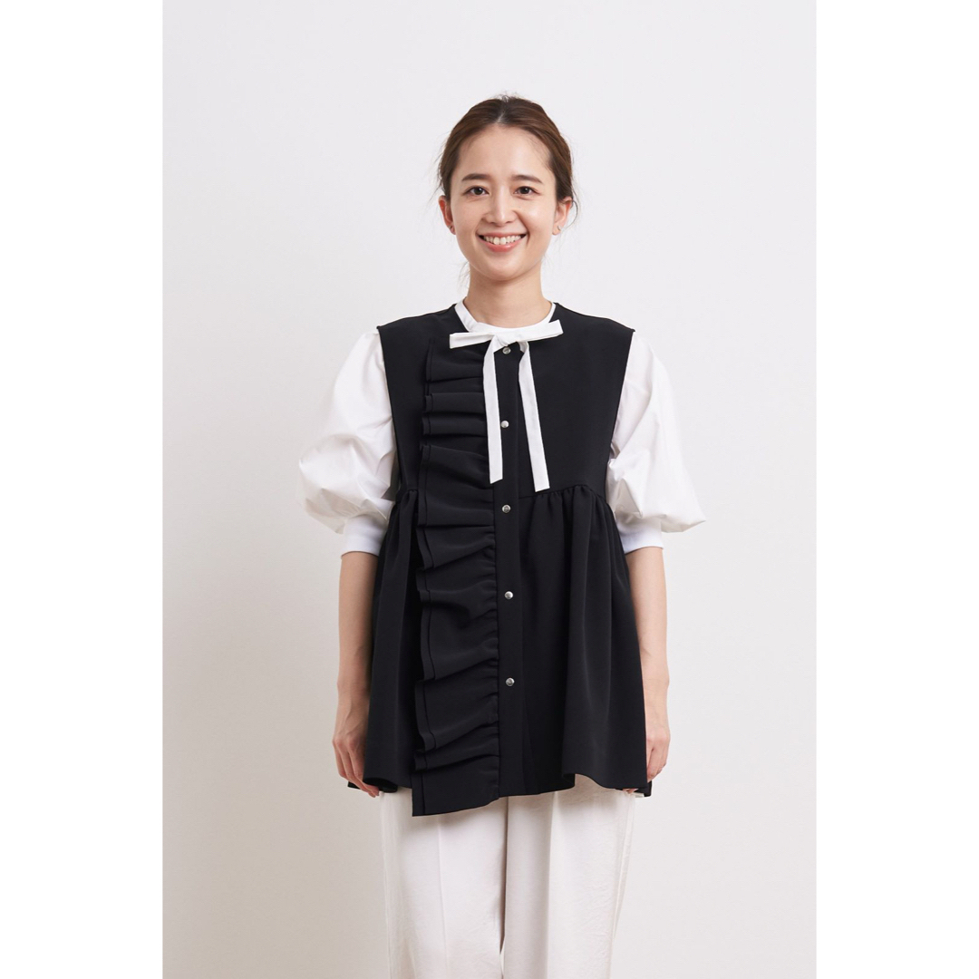 yori ダブルフリルジレ 38の通販 by ♡tckتshop♡|ラクマ