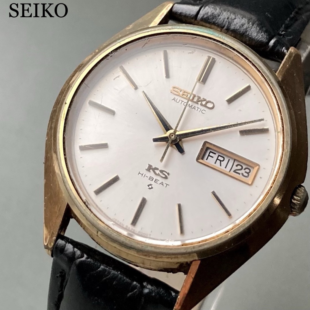 【動作品】キングセイコー  アンティーク 腕時計 1974年 自動巻き メンズ