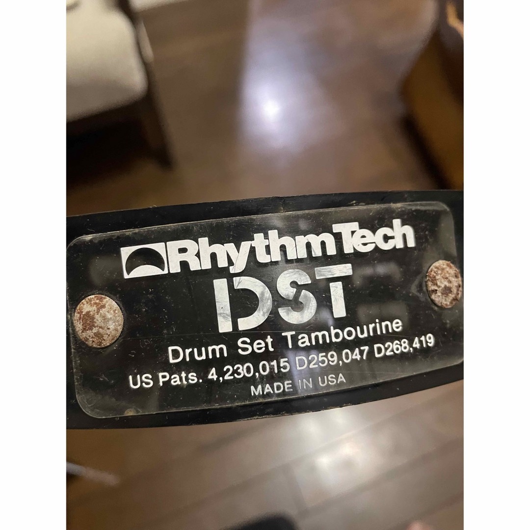 RhythmTech 2連タンバリン黒 楽器の打楽器(その他)の商品写真